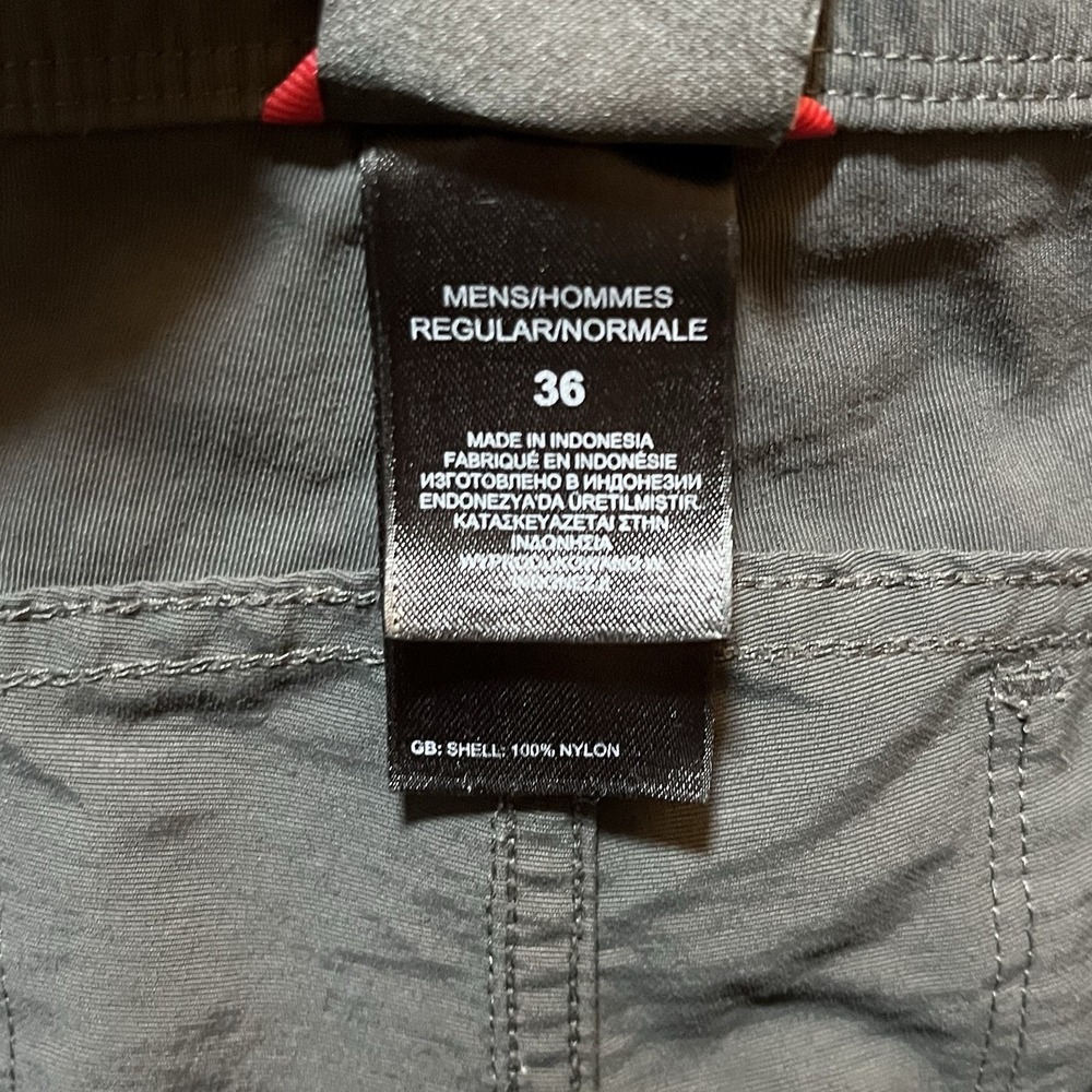 The North Face Shorts Mens 36 10" Inseam Gray Nylon Performance Hiking Outdoors - Picture 5 of 11